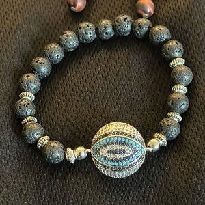 Evil eye Bracelet w/ Earrings